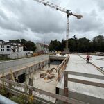 August: Die Tiefgarage wird gebaut!