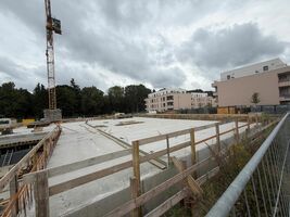 August: Die Tiefgarage wird gebaut!