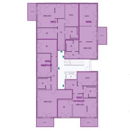 Greifswald Quartier 4 Haus 4  - 1. Obergeschoss